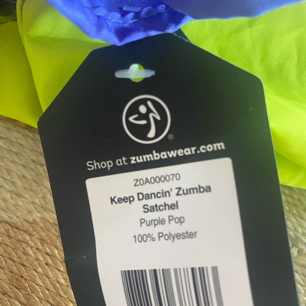 Zumba Fitness Purple Pop Crossbody Satchel